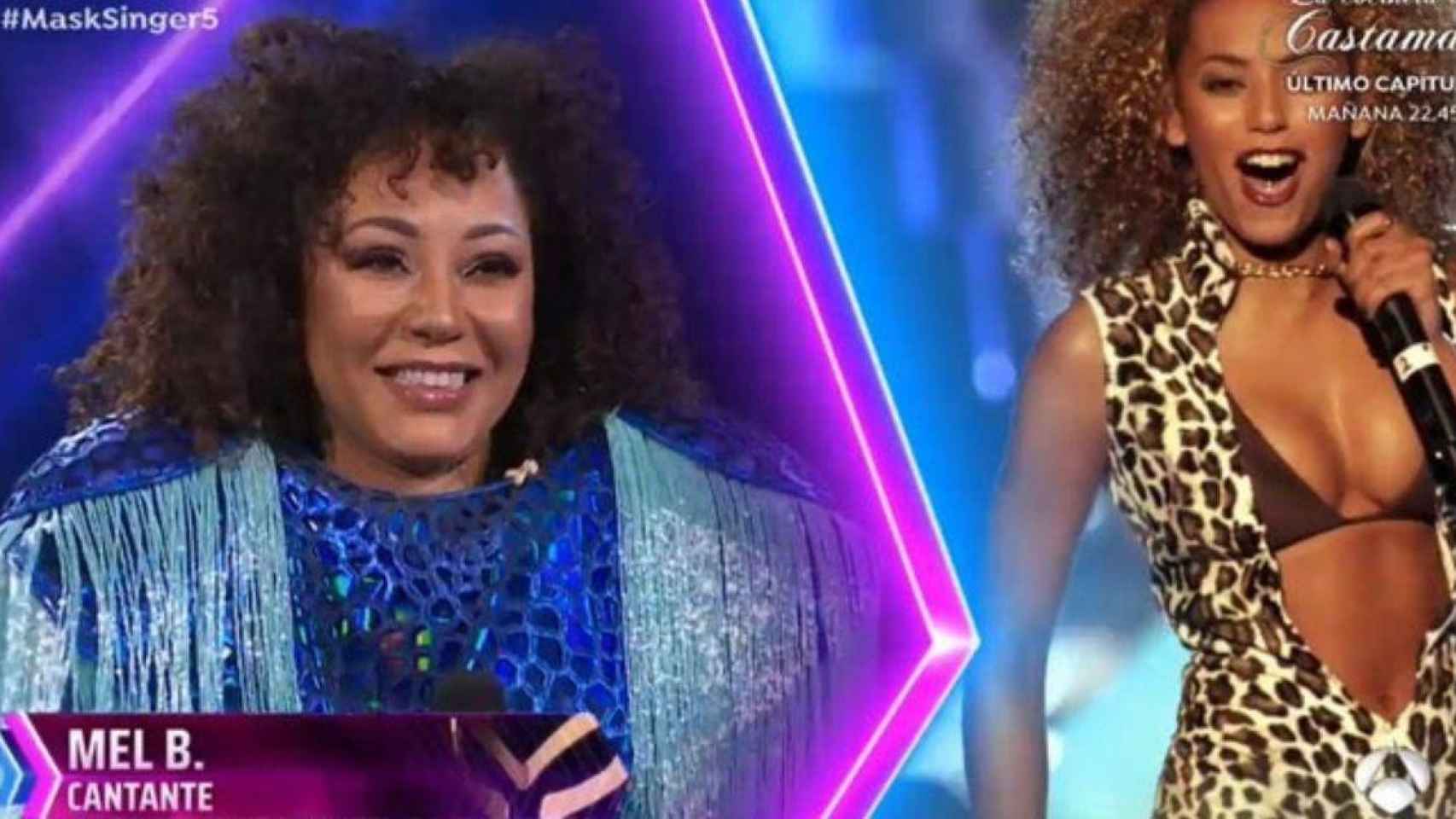 Mel B, cantante de las Spice Girls, en 'Mask Singer' / ATRESMEDIA