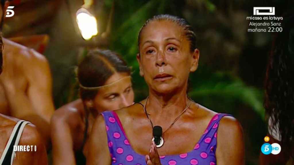 Isabel Pantoja a su paso por 'Supervivientes' / MEDIASET