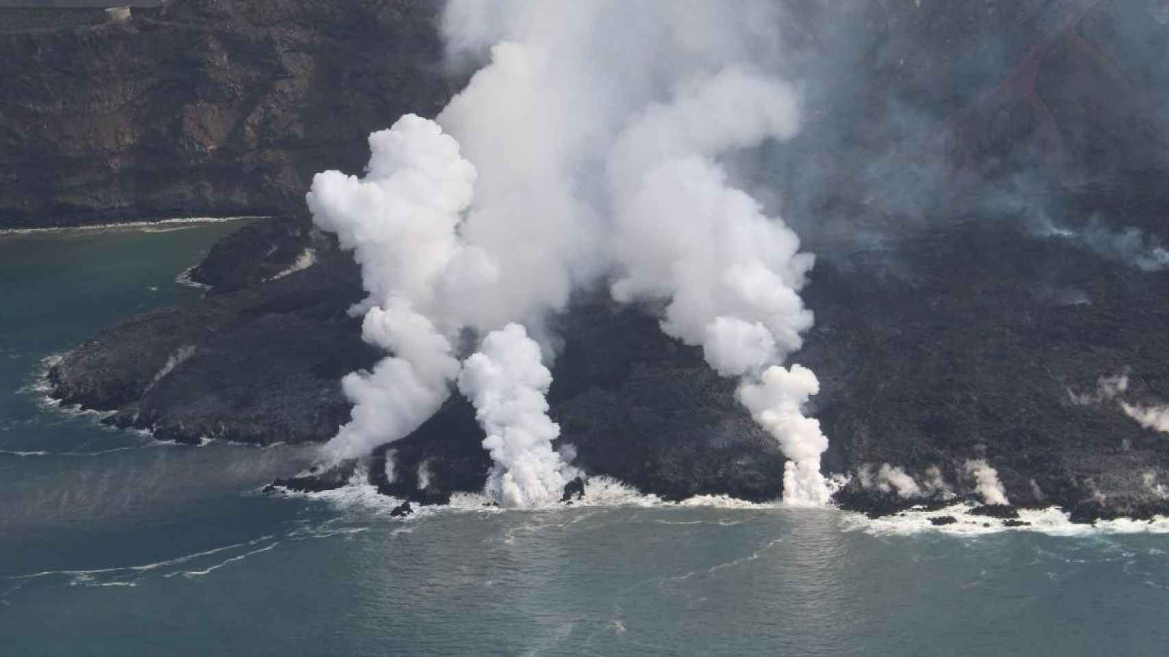 Fajana creada por el volcán Cumbre Vieja en La Palma /EP