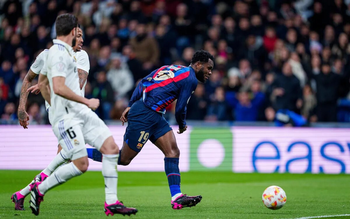 Kessié, en la jugada del gol del Barça / FCB