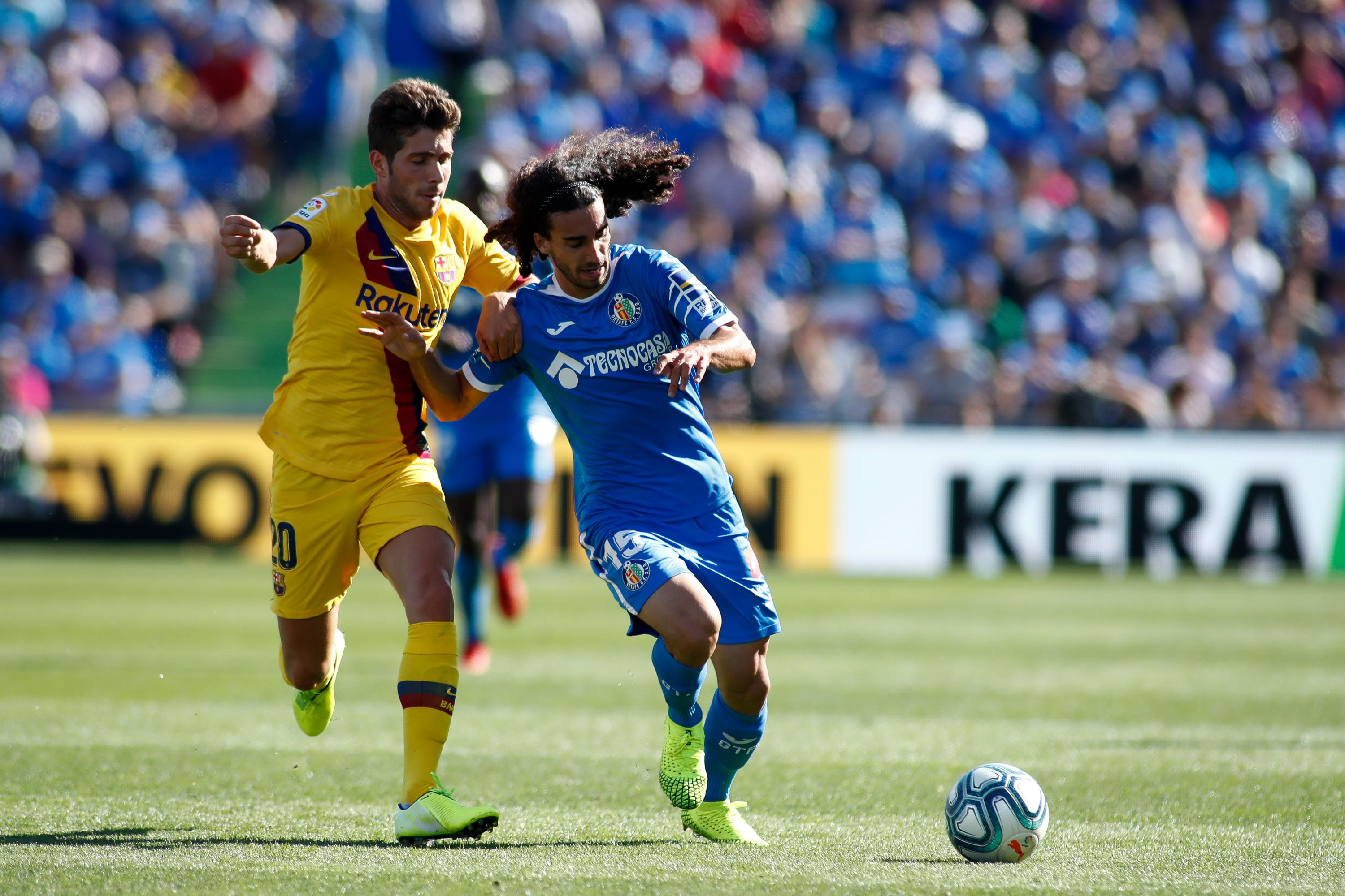 Sergi Roberto, en el partido de ida ante el Getafe | FCB