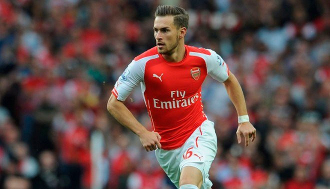 Aaron Ramsey con la camiseta del Arsenal / EFE