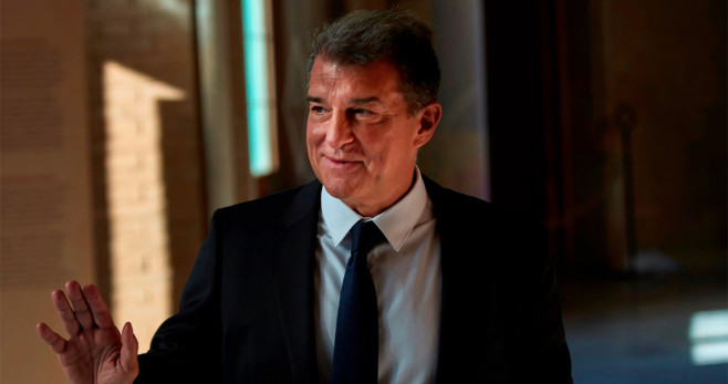 Joan Laporta, después de una comida de directivas en una imagen de archivo / REDES