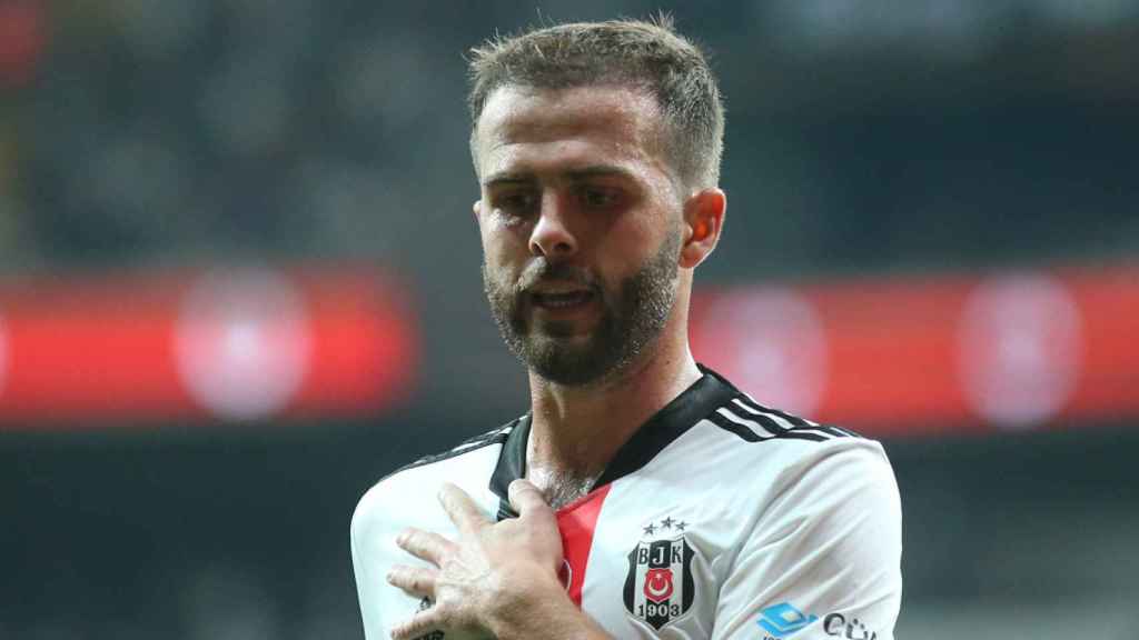 Miralem Pjanic, en un partido disputado con el Besiktas / BESIKTAS