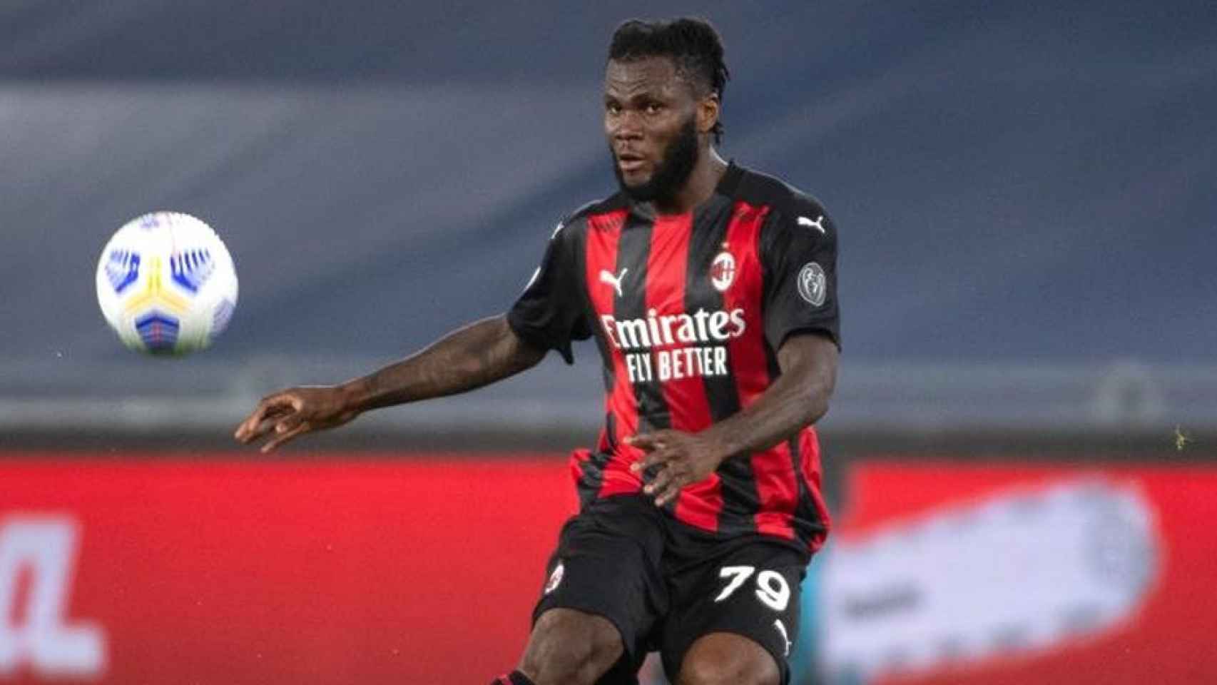 Franck Kessié, en un partido con el AC Milán, en la presente temporada / EFE