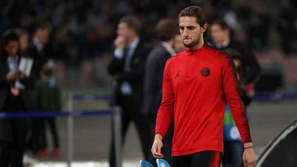 Adrien Rabiot en un partido con el PSG de esta temporada / EFE