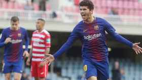 Carles Aleñá intenta asentarse en el primer equipo tras brillar en La Masia / EFE