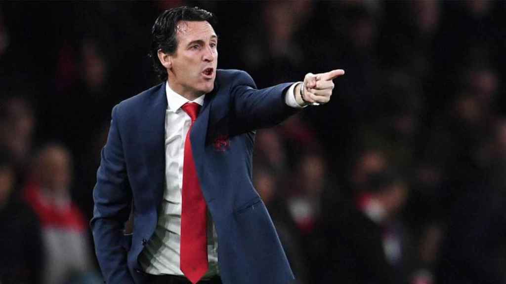 Imagen de archivo de Unai Emery en el Arsenal / EFE