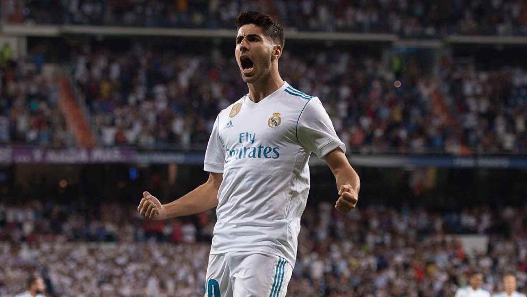 Marco Asensio celebrando un gol /REDES