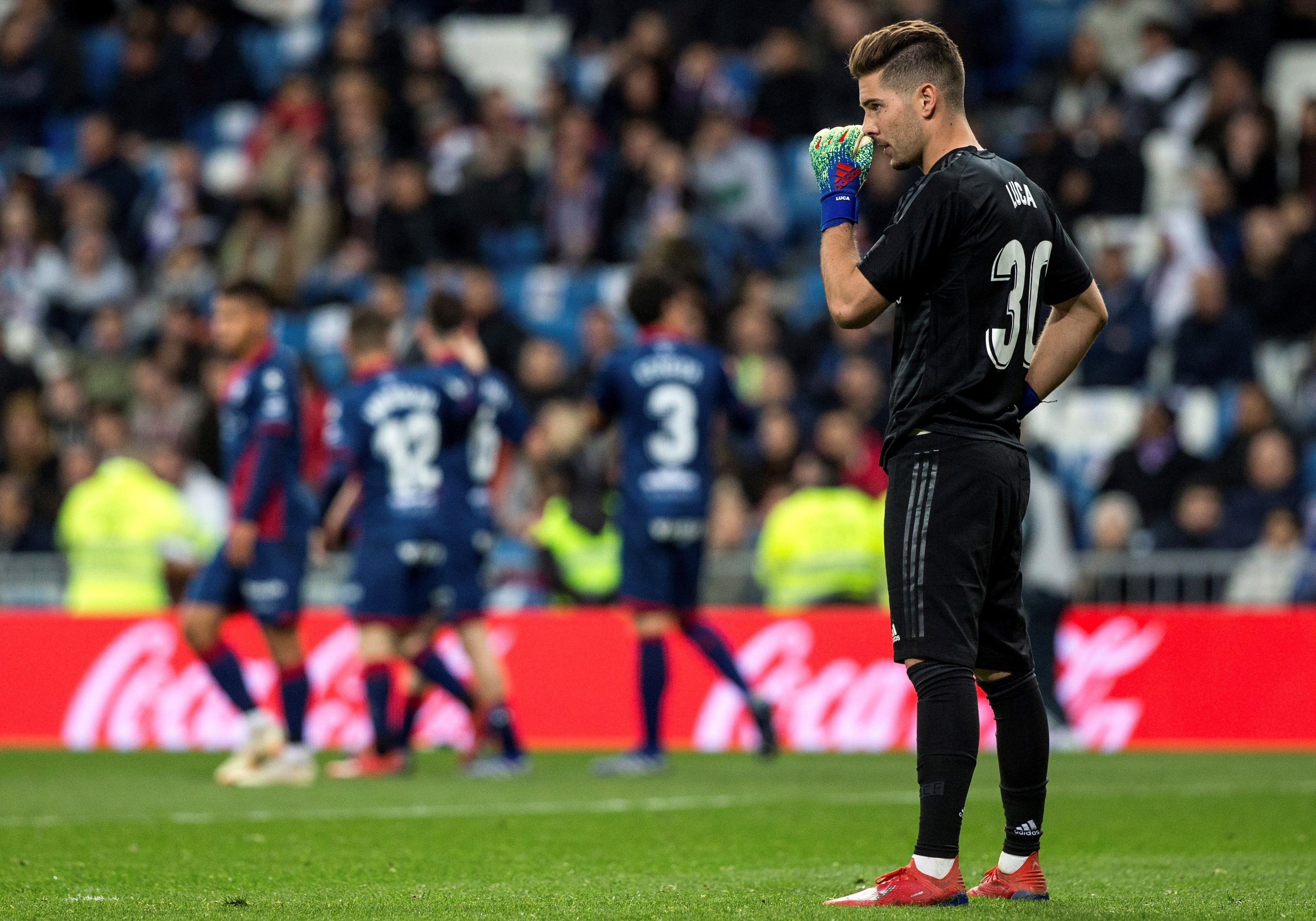 Luca Zidane, el hijo de Zinedine Zidane, titular ante el Huesca / EFE