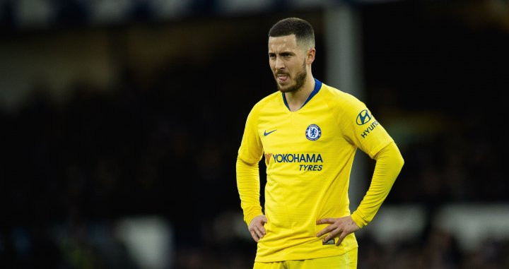 Eden Hazard en un partido con el Chelsea el pasado fin de semana / EFE