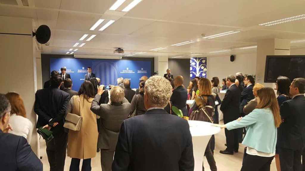 Carles Puigdemont, presidente de la Generalitat, en Bruselas.