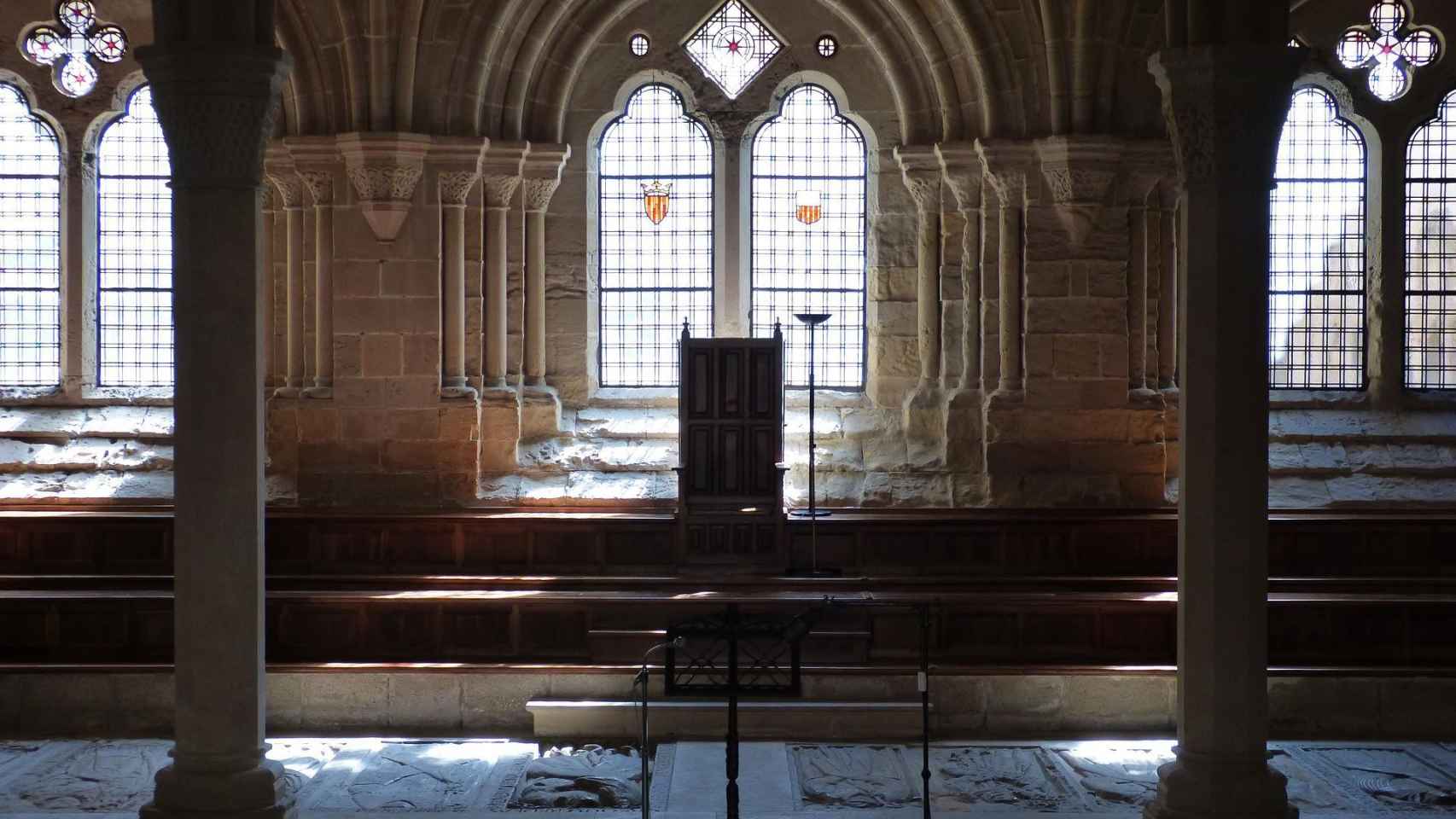 Monasterio de Poblet en la Conca de Barberà, Tarragona