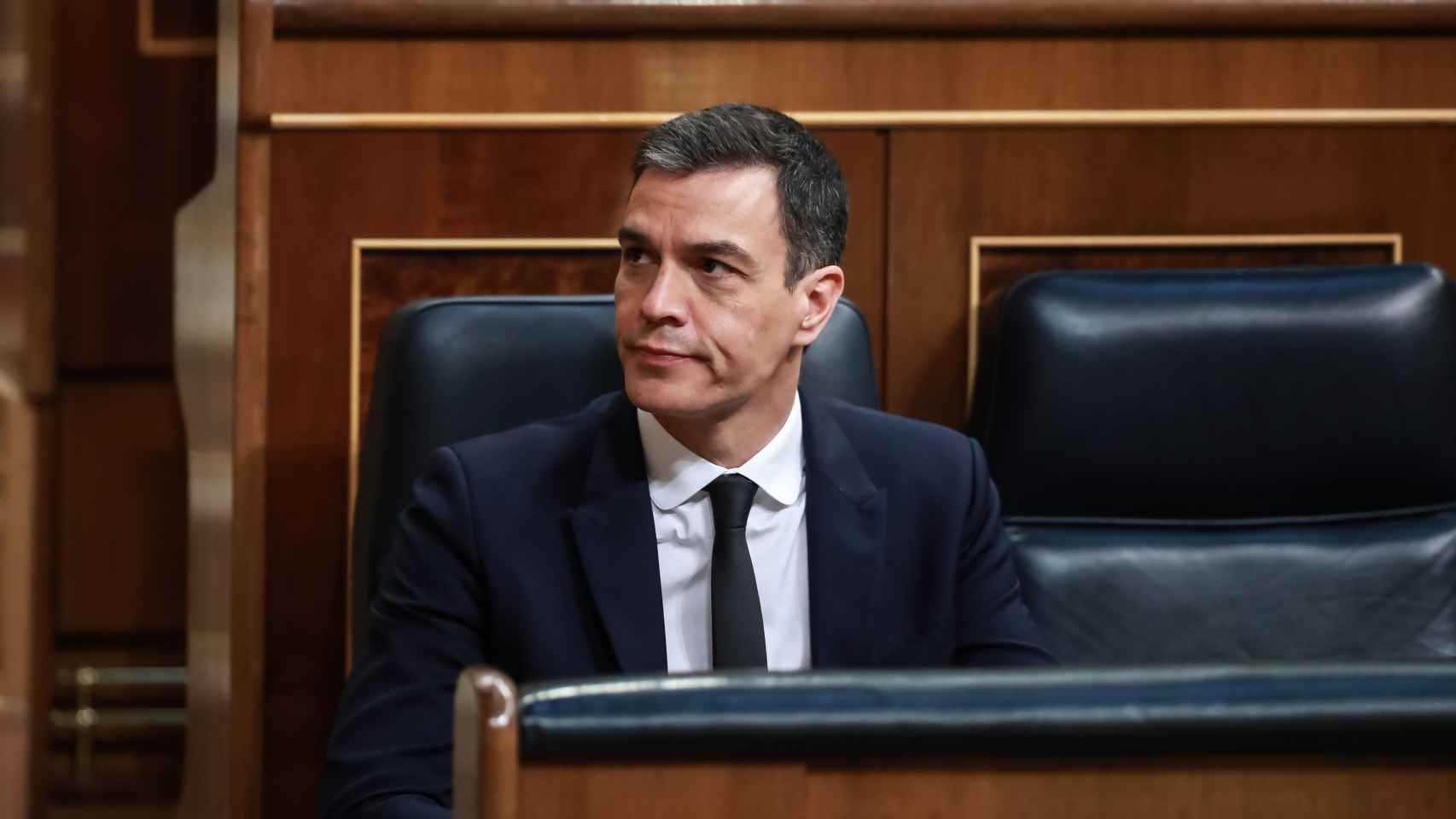 El presidente del Gobierno, Pedro Sánchez, este miércoles en el Congreso de los Diputados / EUROPA PRESS