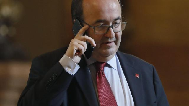 Miquel Iceta, primer secretario del PSC y líder de los socialistas en el Parlamento de Cataluña / EFE