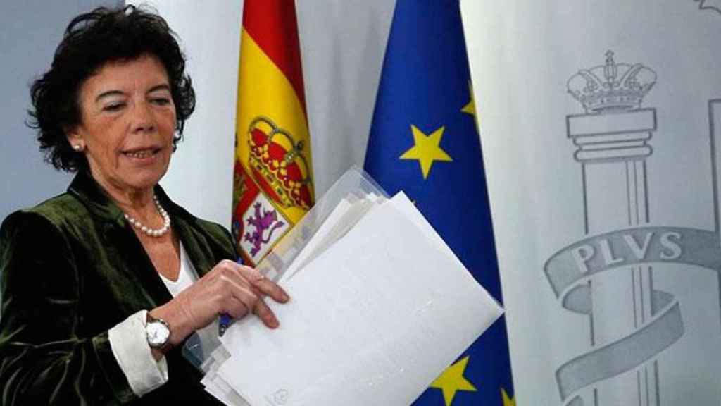 La portavoz del Gobierno y ministra de Educación y Formación Profesional, Isabel Celaá / EUROPA PRESS