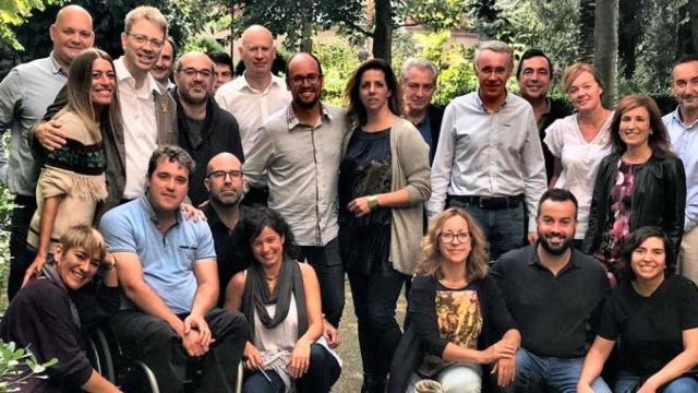 Posado de varios miembros del PDeCAT