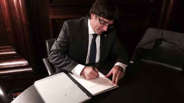 Carles Puigdemont, expresidente de la Generalitat, en una imagen de archivo / EP