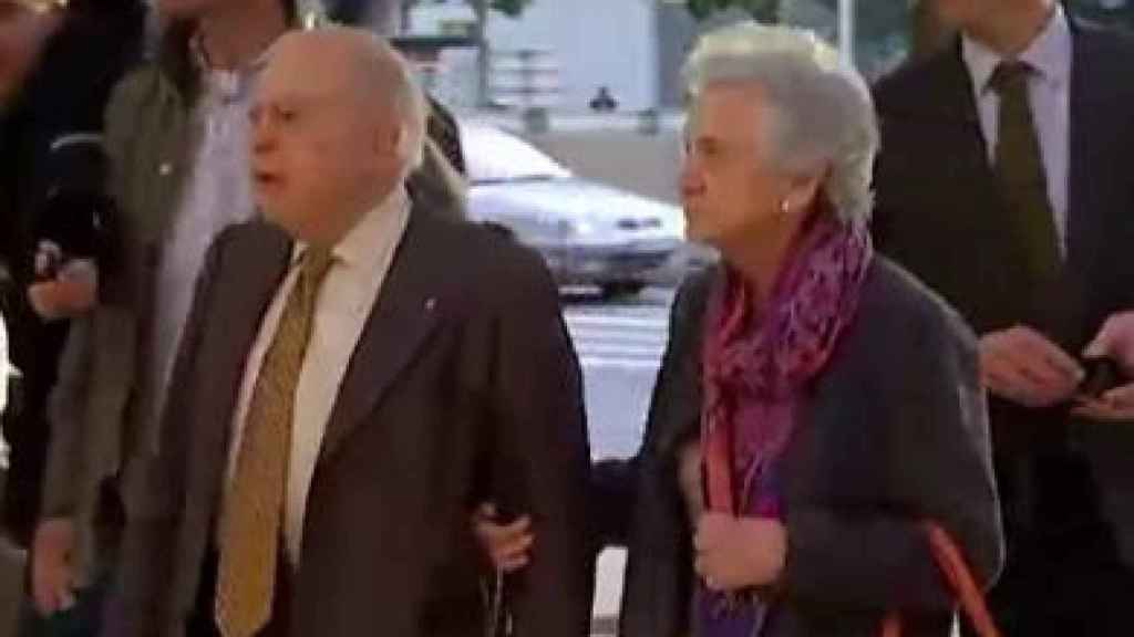 El matrimonio Pujol llega a los juzgados