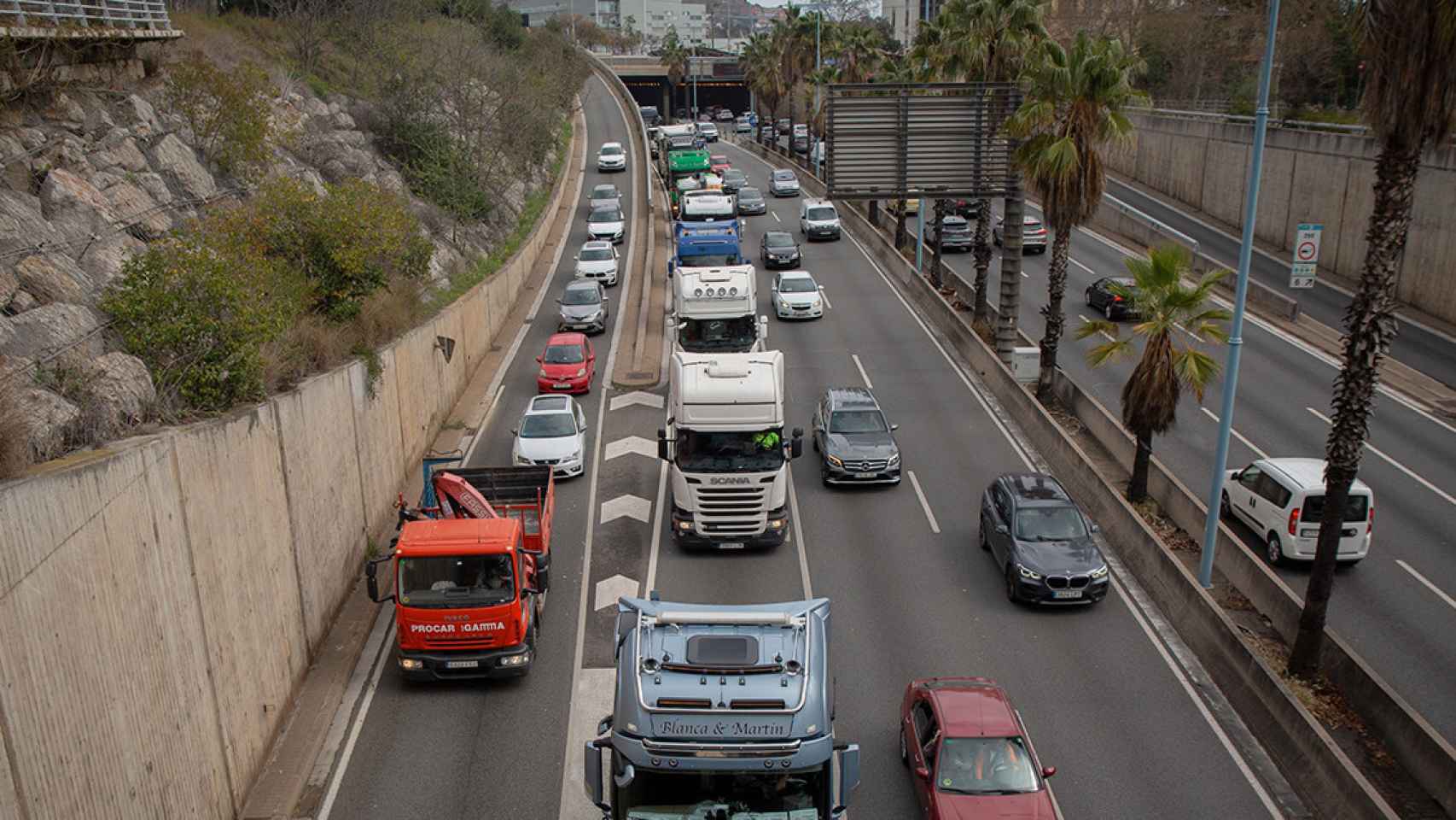 La ronda litoral de Barcelona, zona de bajas emisiones / EUROPA PRESS