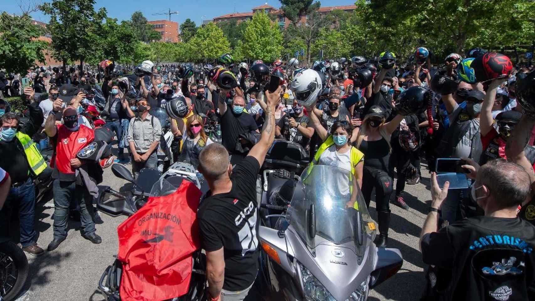 Concentración de moteros coincidiendo con el Día de la Moto / EP