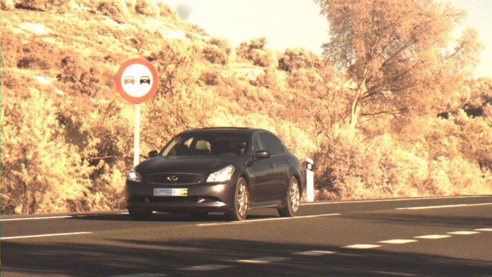 Imagen del coche que circulaba a 191 kilómetros por hora en la N-240 / MOSSOS D'ESQUADRA