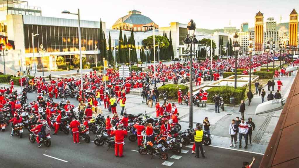 Imagen de la Papanoelada Motera, que el Ayuntamiento de Barcelona quiere prohibir / URB