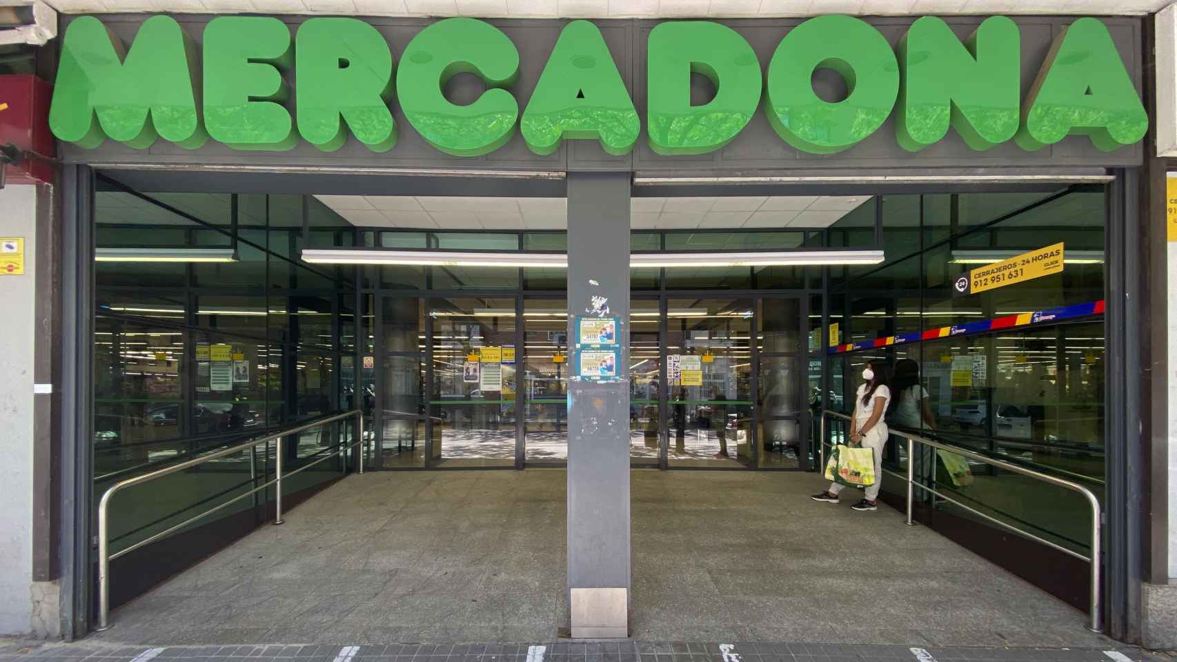 Puerta de un establecimiento de Mercadona / EP