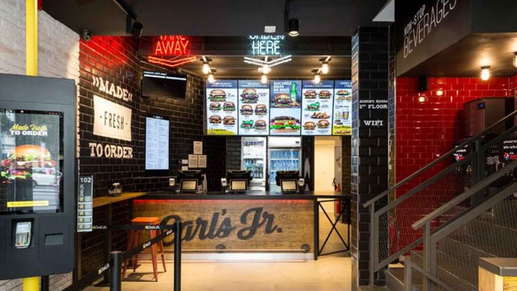 Imagen de un establecimiento de Carl's Jr, que gestiona la sociedad que acaba de comprar el fondo Abac Capital / CG