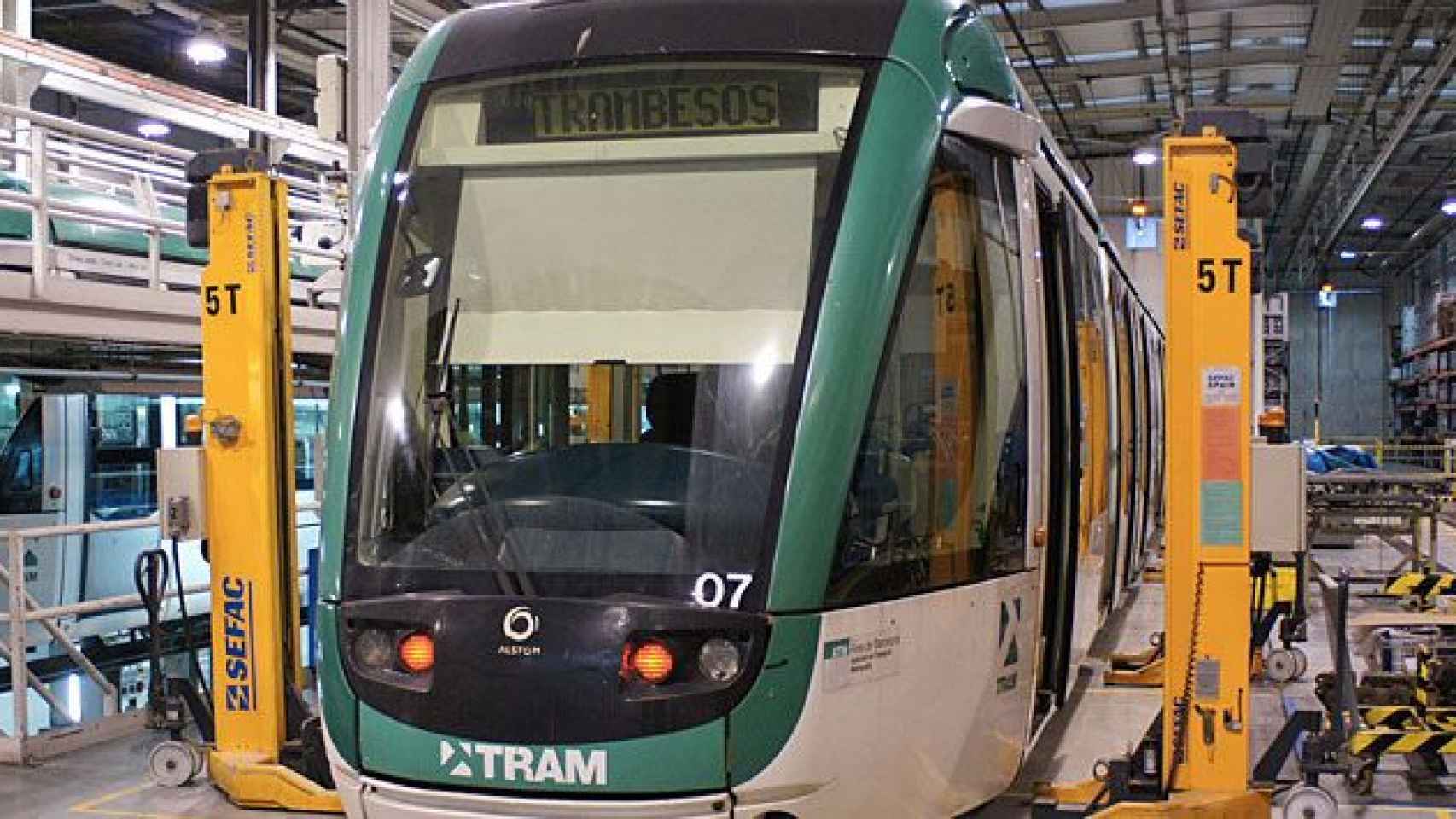 Uno de los tranvías de Alstom que opera en el área metropolitana de Barcelona / ALSTOM