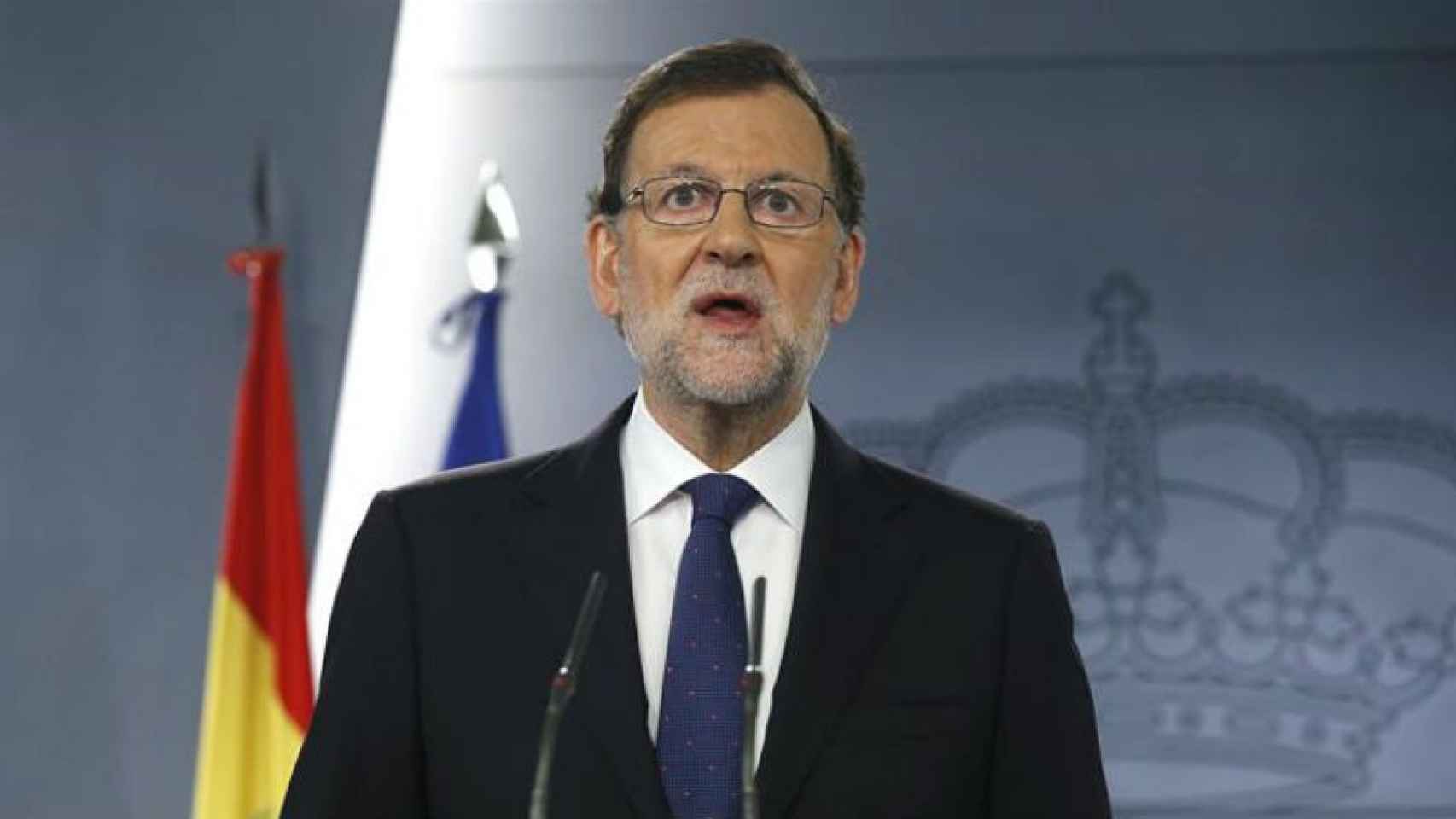 Mariano Rajoy durante su comparecencia para valorar los resultados del 'Brexit'.