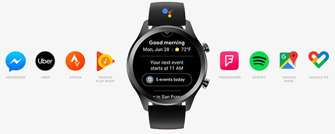 'Apps' del reloj inteligente TicWatch C2 / MOBVOI