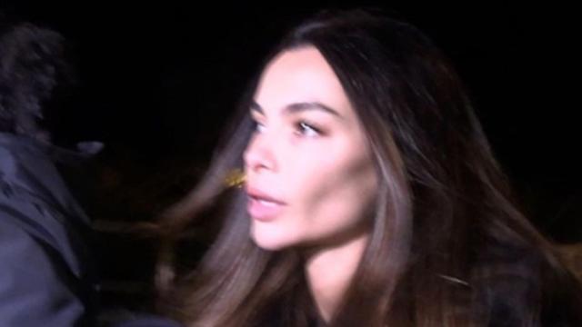 Joana Sanz saliendo de la cárcel de Brians 2 tras visitar a Dani Alves / EP