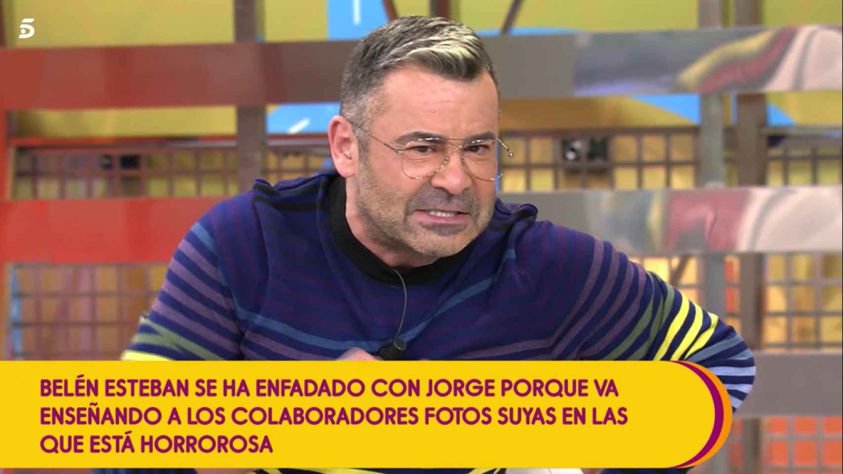 Jorge Javier Vázquez, enfadado / MEDIASET