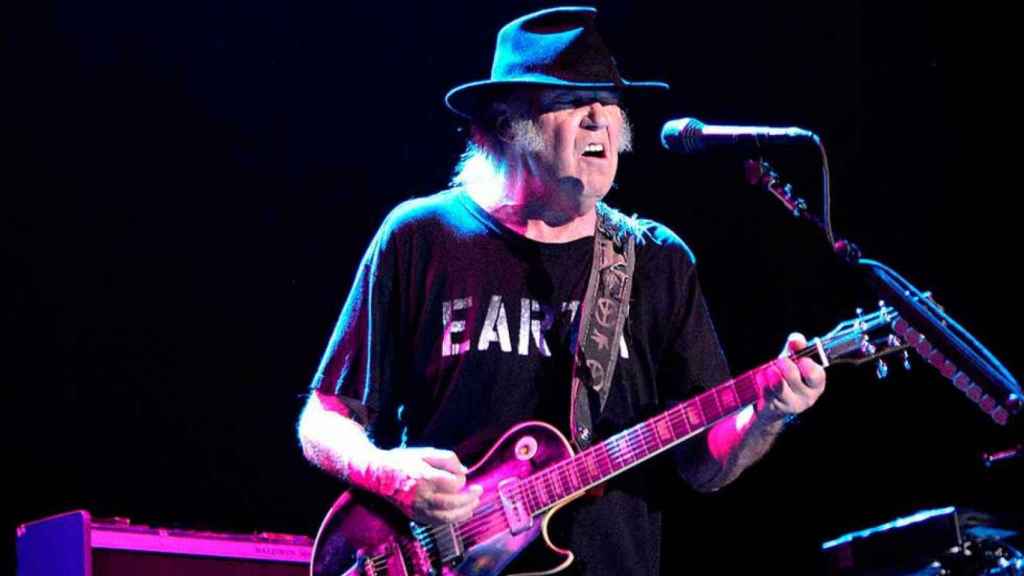 El cantante Neil Young