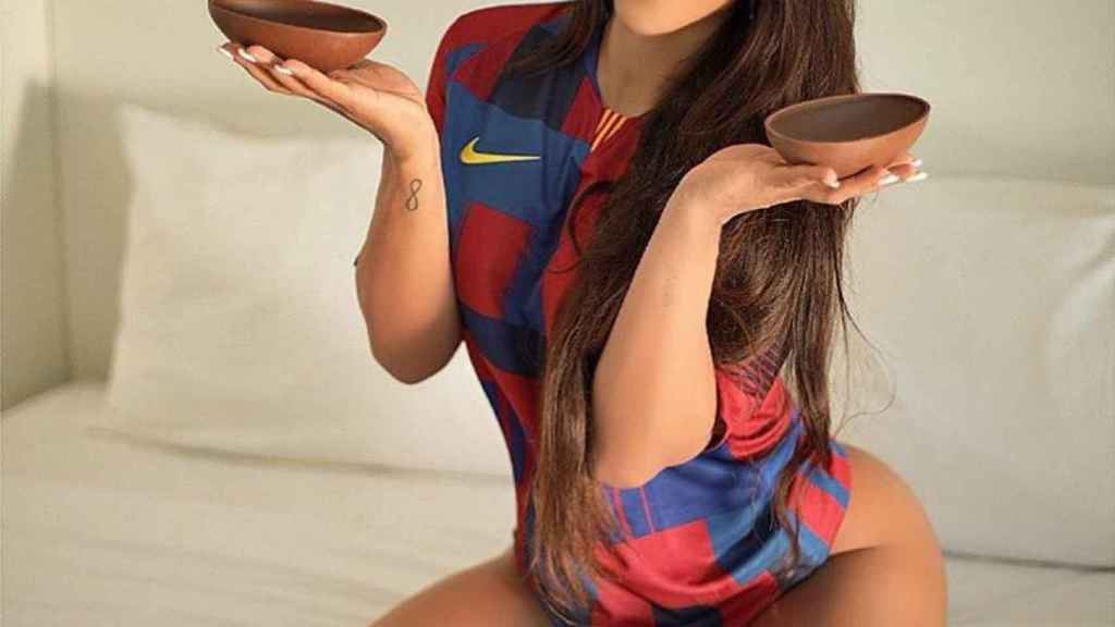 Miss Bum bum se viste del Barça