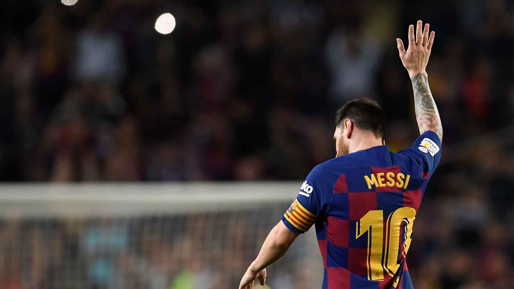 Leo Messi, en un partido con el Barça | EFE