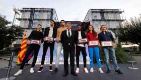 Joan Laporta, presidente del Barça, en la celebración de los 10 años del edificio de la Masía / FCB