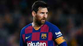 Messi, en un partido con el Barça | EFE