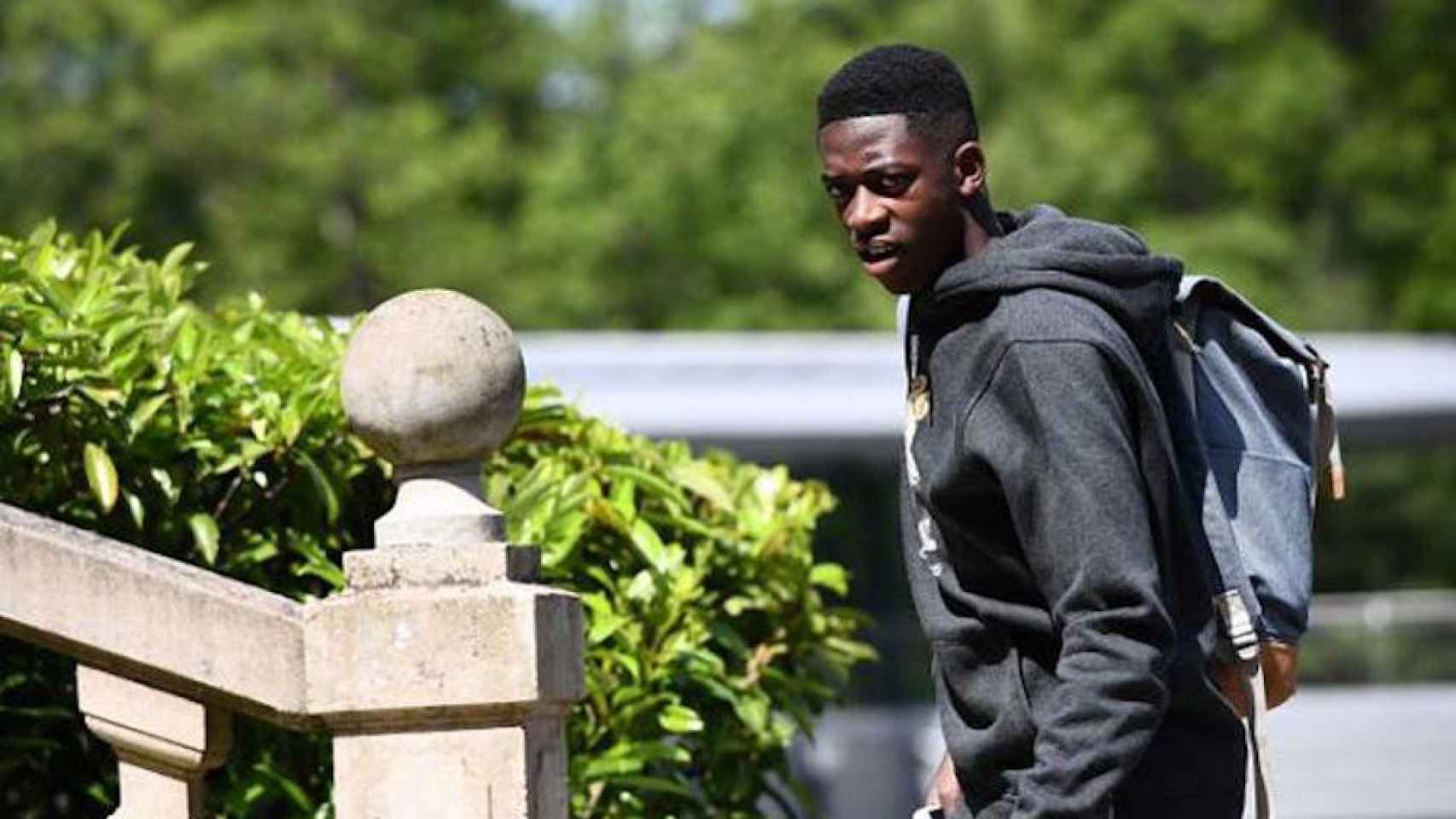 Una foto de archivo de Ousmané Dembelé