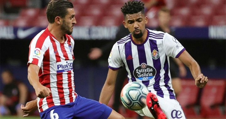 Matheus Fernandes, en un partido con el Valladolid | EFE