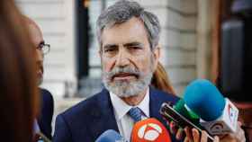 El expresidente del Tribunal Supremo Carlos Lesmes, a quien los condenados por el 'procés' quieren apartar de la revisión de los indultos / CARLOS LUJÁN - EUROPA PRESS