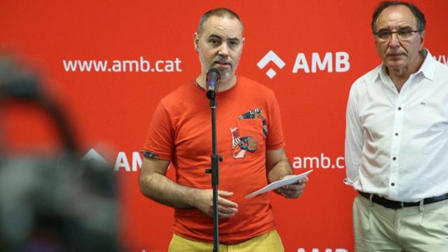 Eloi Badia, vicepresidente de Ecología del Área Metropolitana de Barcelona (AMB), en una comparecencia anterior / EP