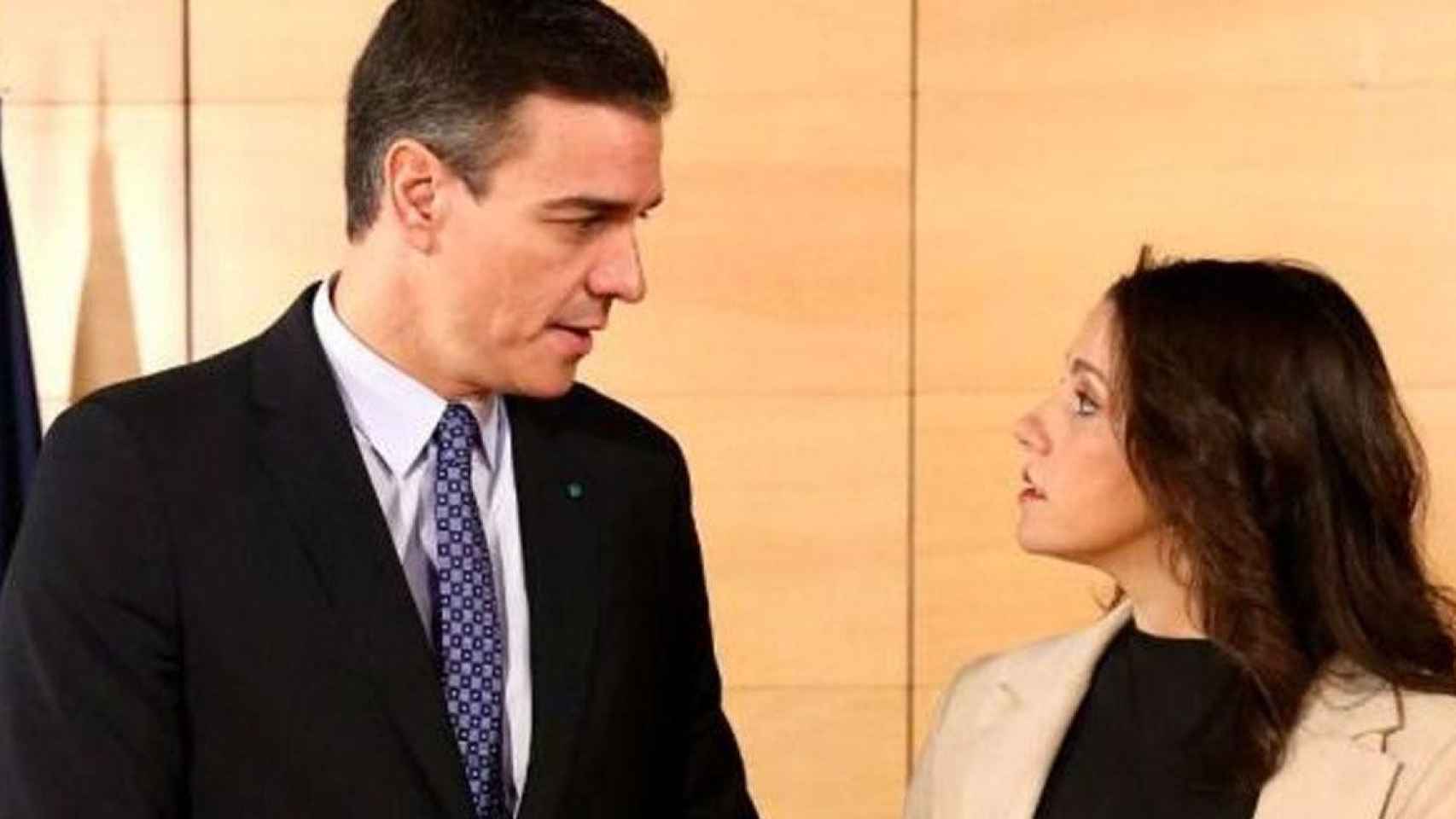 Pedro Sánchez e Inés Arrimadas / EFE