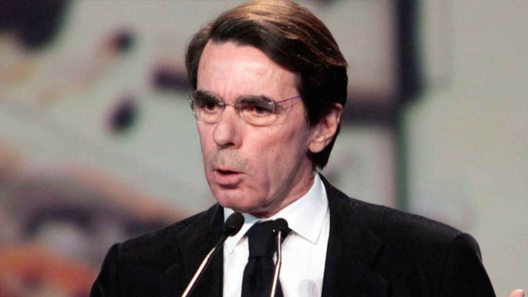 José María Aznar, expresidente del Gobierno, en una comparecencia anterior / CG