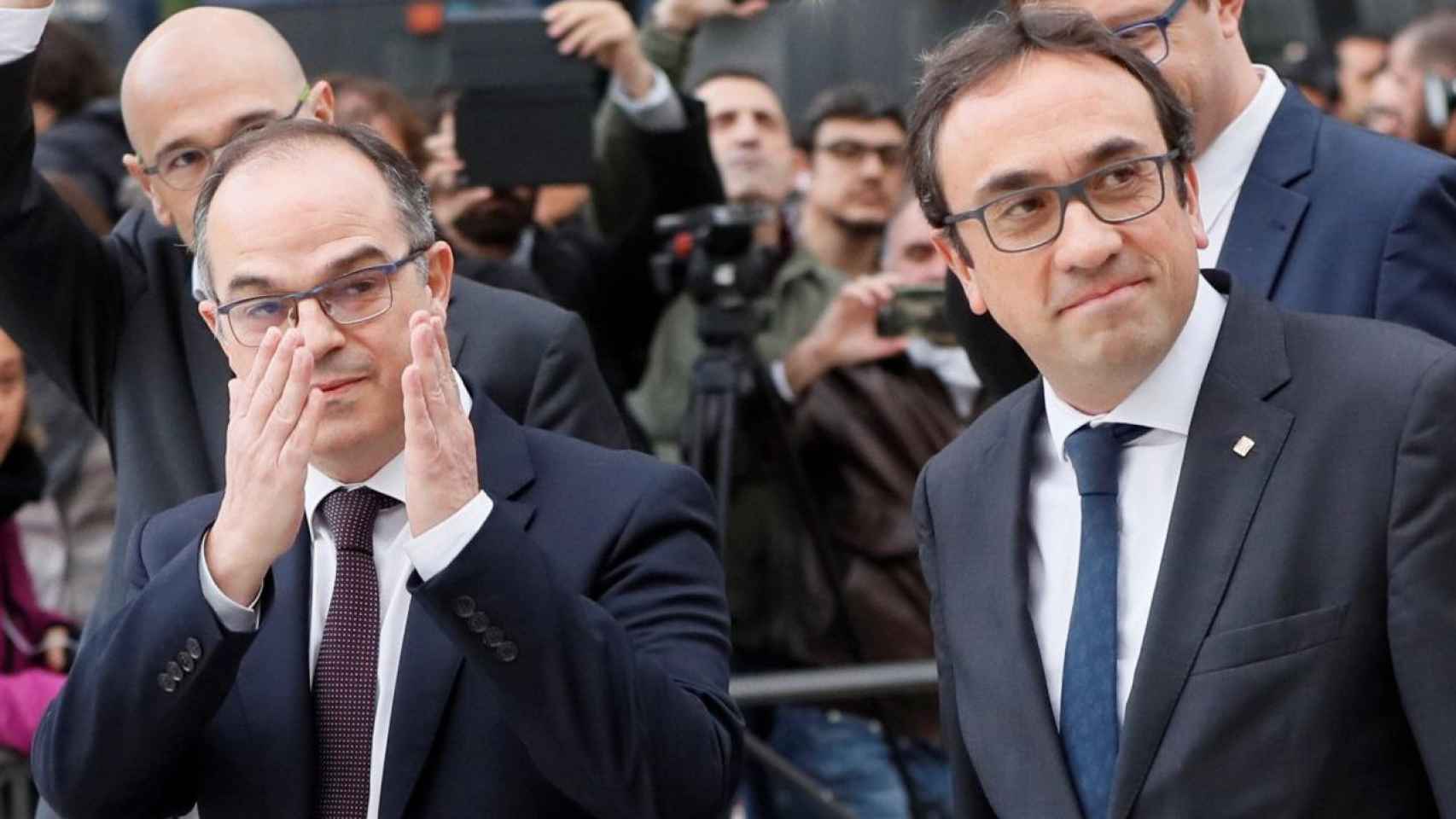 Jordi Turull y Josep Rull en una imagen de archivo / EFE