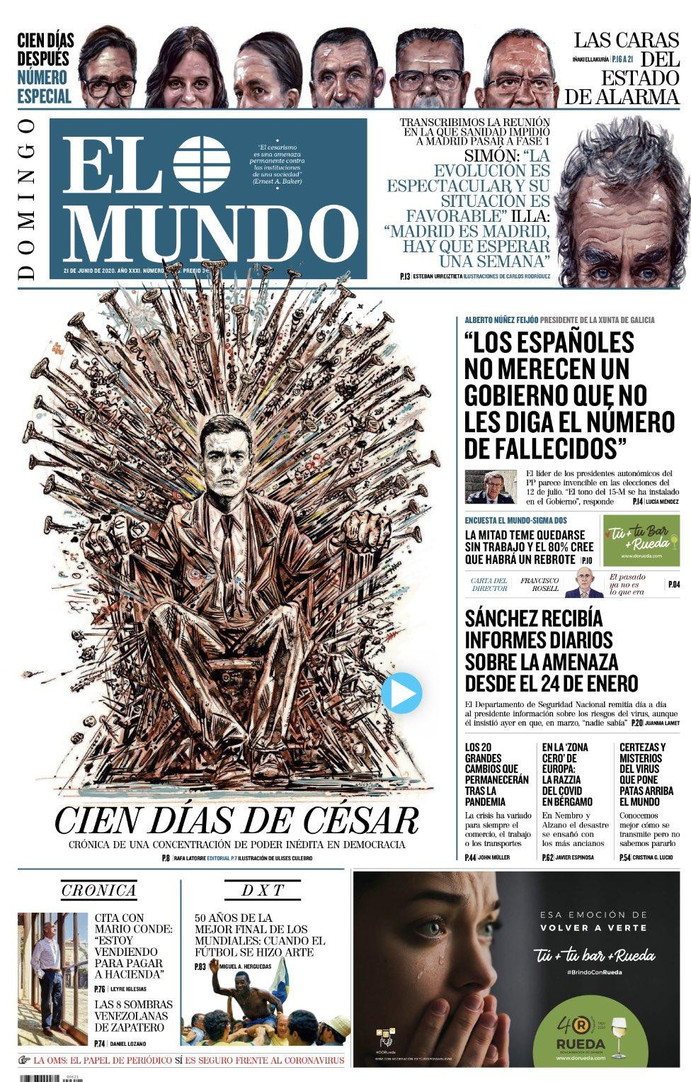 Portada El Mundo