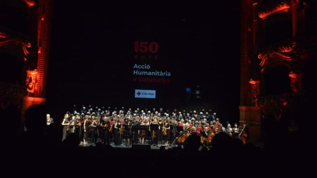 Cruz Roja celebra el 150 aniversario en el Liceu de Barcelona