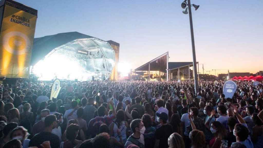 Asistentes a uno de los conciertos del Festival Cruïlla, uno de los eventos que el Departamento de Cultura ha defendido / EFE