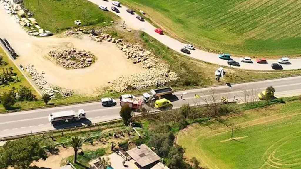 Accidente en una carretera de Cataluña / SCT